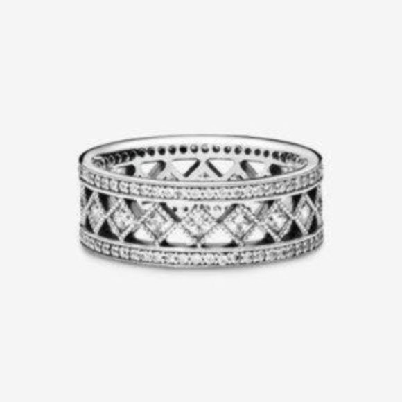 Pandora Vintage Openwork Band Ring